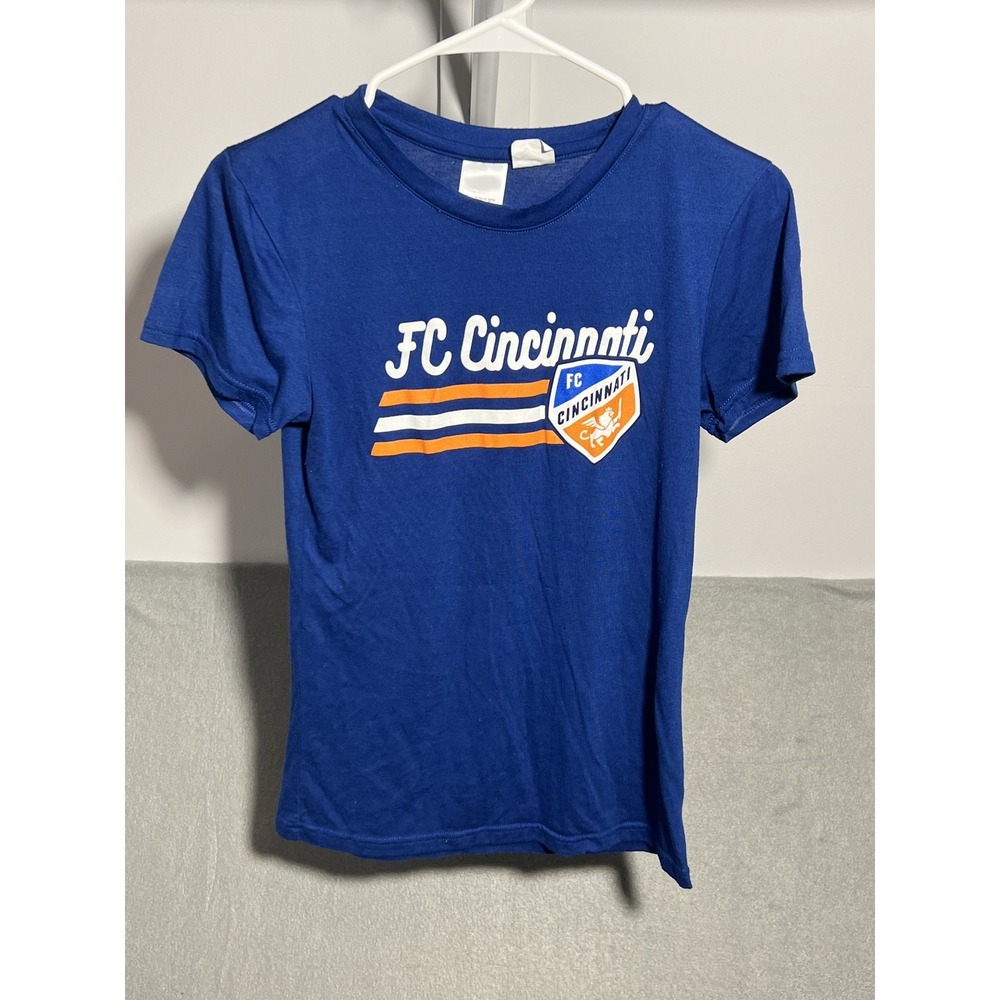 FC Cincinnati Concepts Sport T-Shirt Blue Small MLS Soccer Fan‎ Apparel